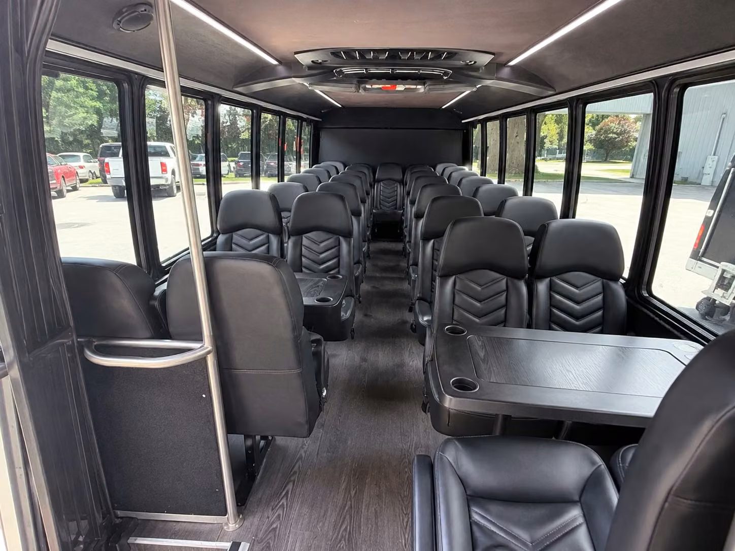 15 passenger minibus inside