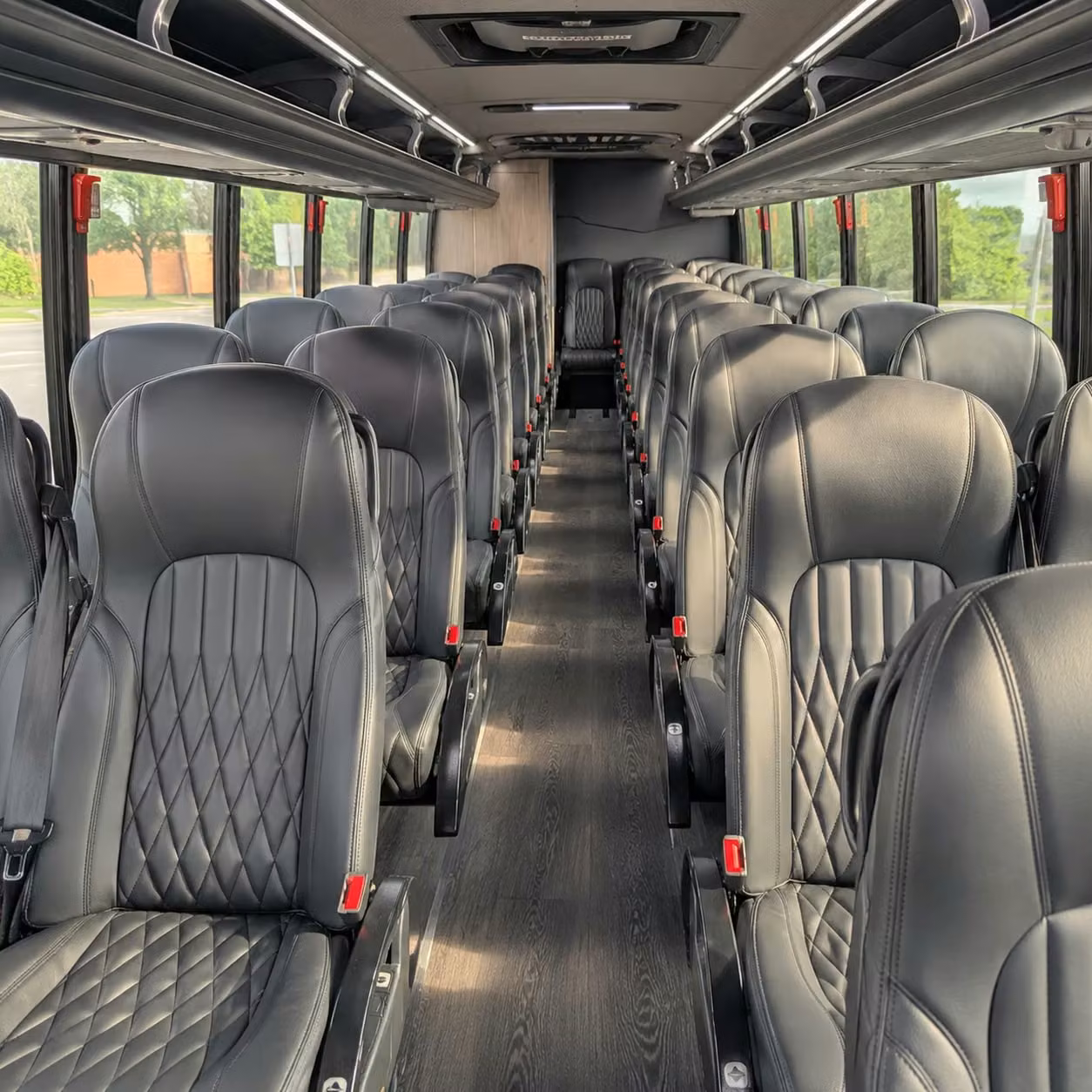 25 passenger minibus interior