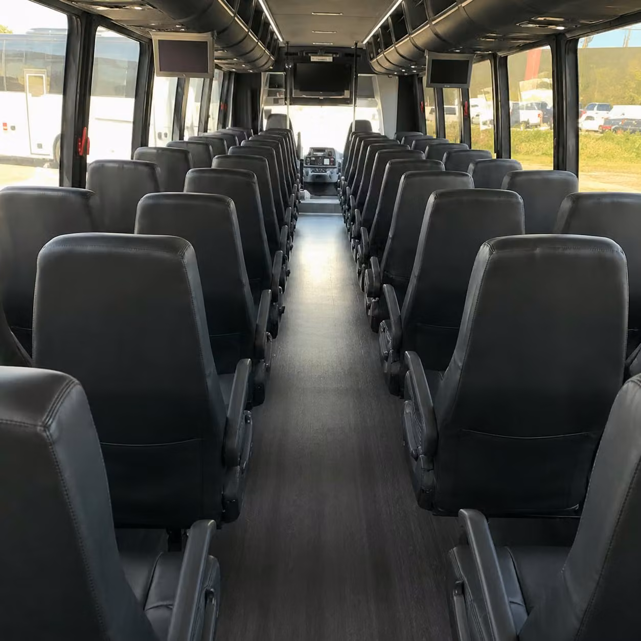 28 passenger minibus inside