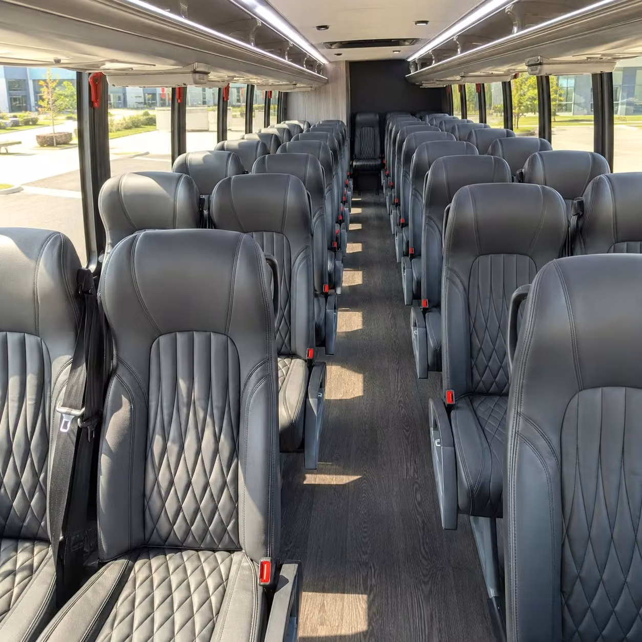 28 passenger minibus interior