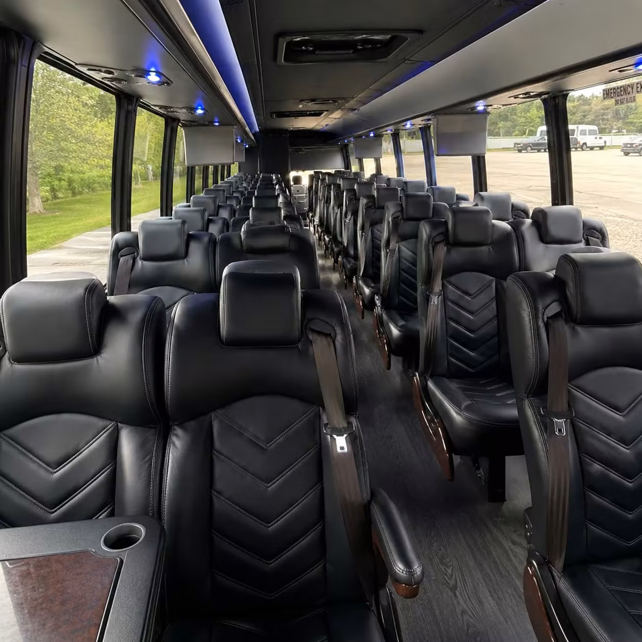 30 passenger minibus inside