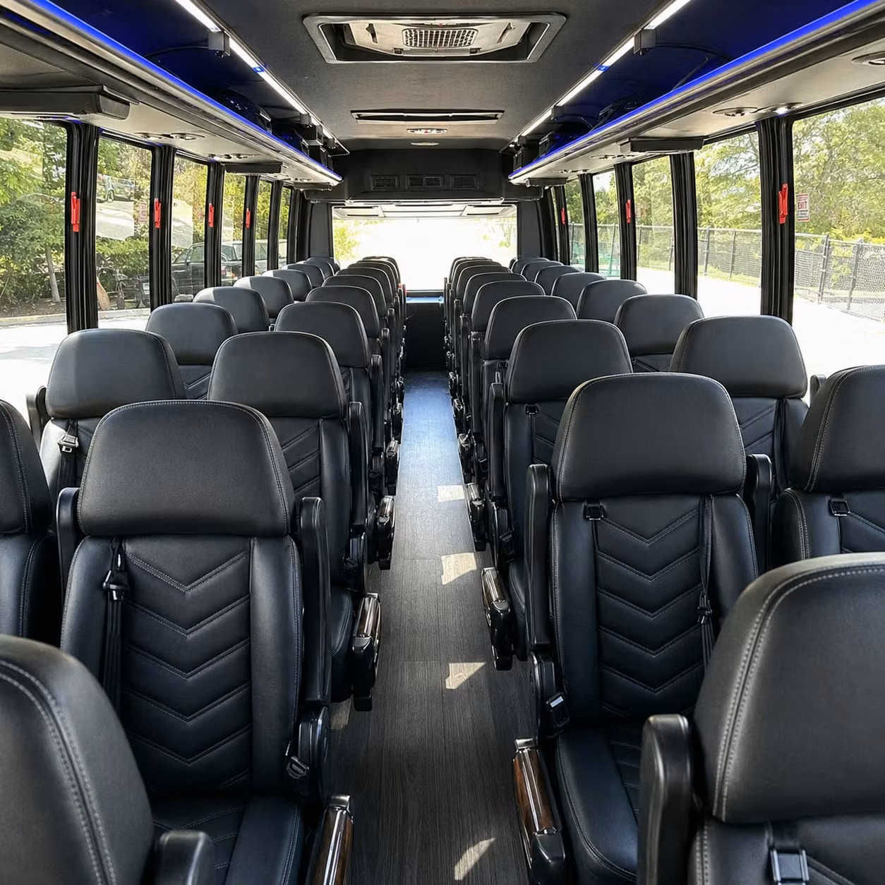 30 passenger minibus interior