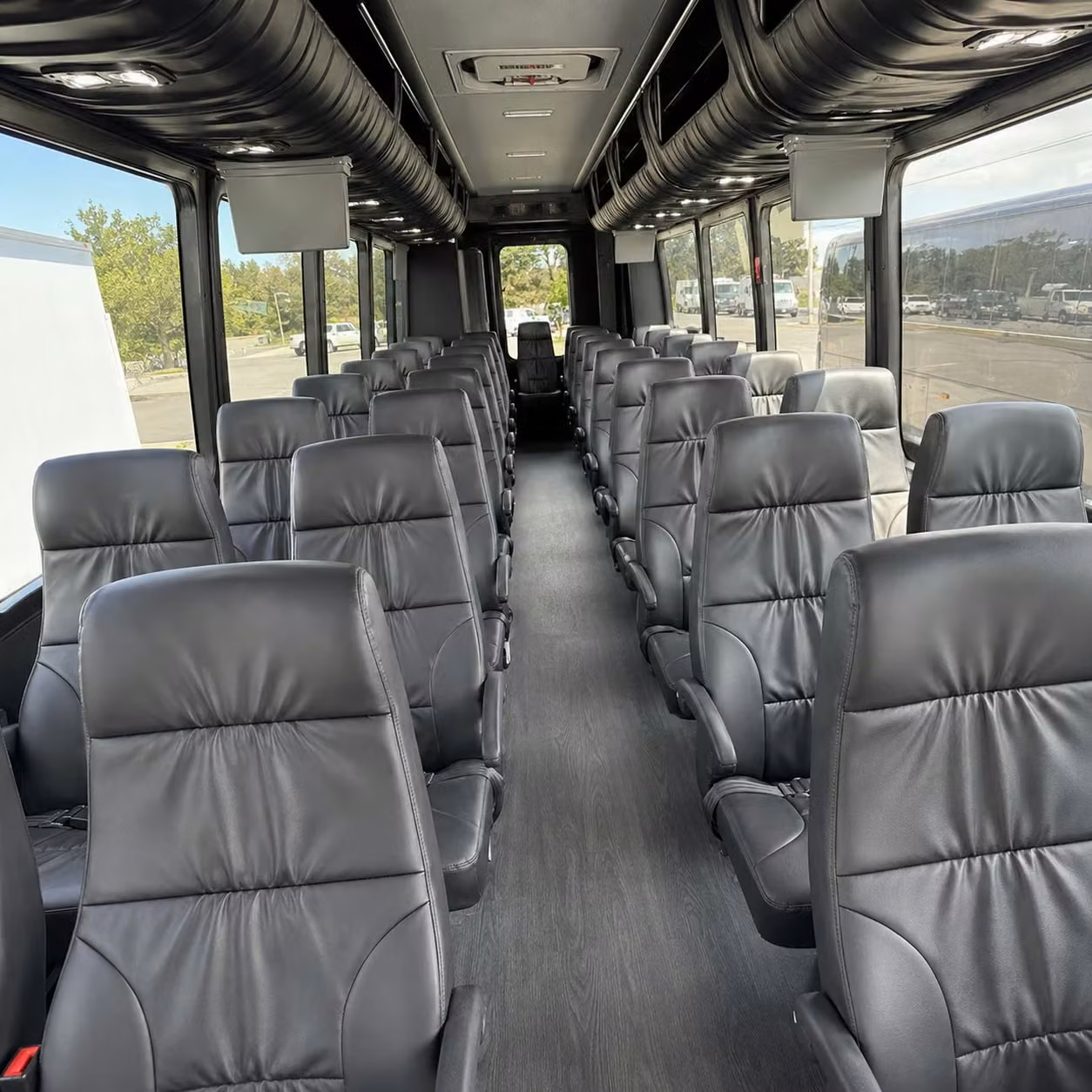 35 passenger minibus interior