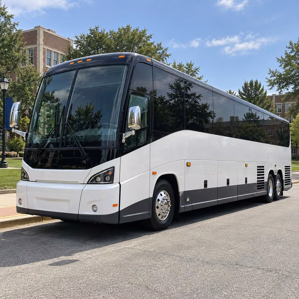 erie airport transfer charter bus rentals