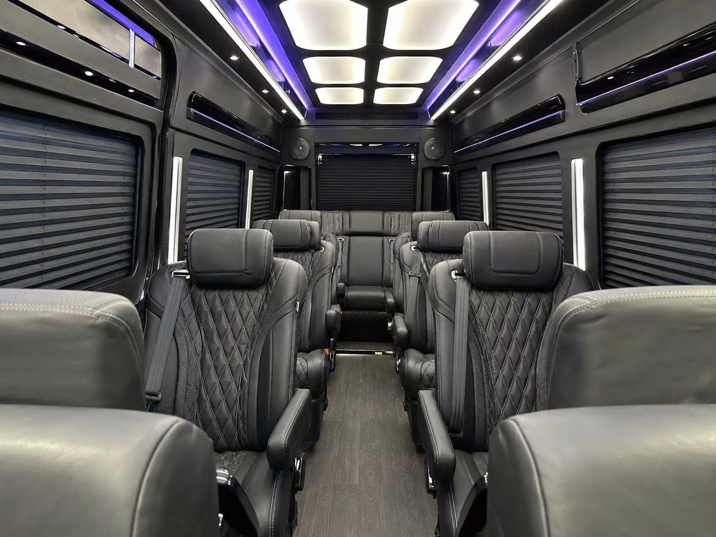sprinter van with driver inside
