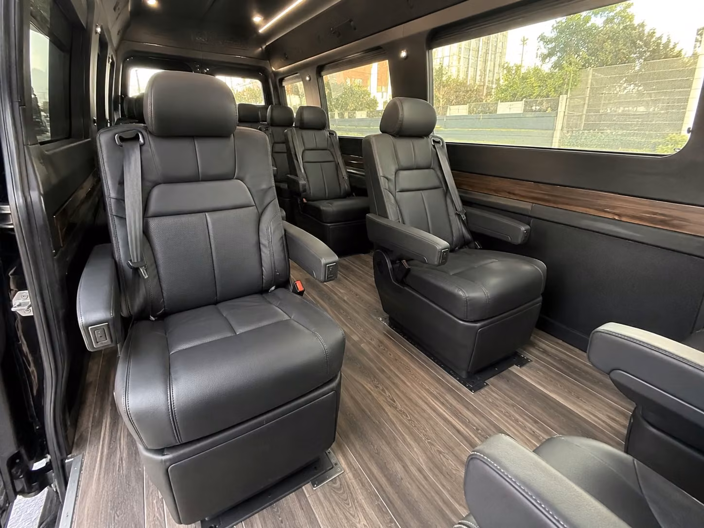 sprinter van with driver interior